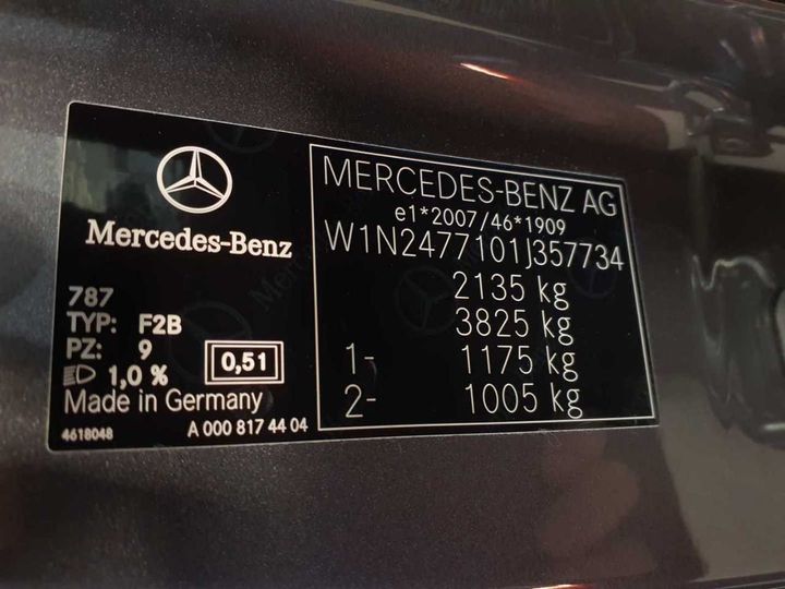 Photo 11 VIN: W1N2477101J357734 - MERCEDES-BENZ GLA 180 D 8G-DCT 