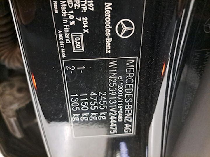 Photo 10 VIN: W1N2539131V244475 - MERCEDES-BENZ CLASSE GLC DIESEL (X253) - 2019 