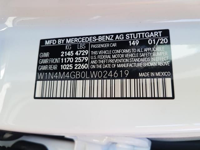 Photo 9 VIN: W1N4M4GB0LW024619 - MERCEDES-BENZ GLB 250 