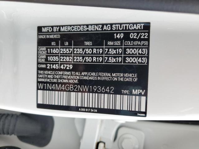 Photo 13 VIN: W1N4M4GB2NW193642 - MERCEDES-BENZ GLB 250 