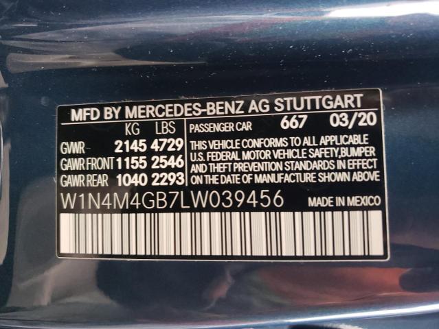 Photo 9 VIN: W1N4M4GB7LW039456 - MERCEDES-BENZ GLB 250 