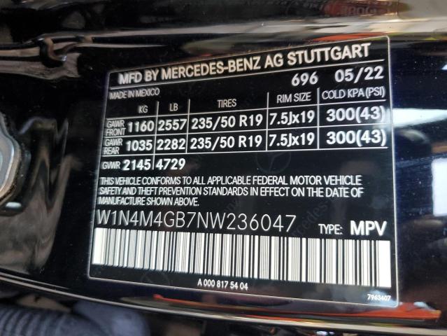 Photo 12 VIN: W1N4M4GB7NW236047 - MERCEDES-BENZ GLB 250 