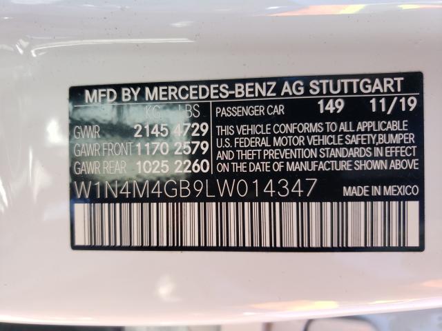 Photo 9 VIN: W1N4M4GB9LW014347 - MERCEDES-BENZ GLB 250 