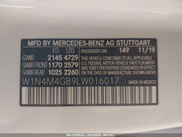 Photo 8 VIN: W1N4M4GB9LW016017 - MERCEDES-BENZ GLB 250 