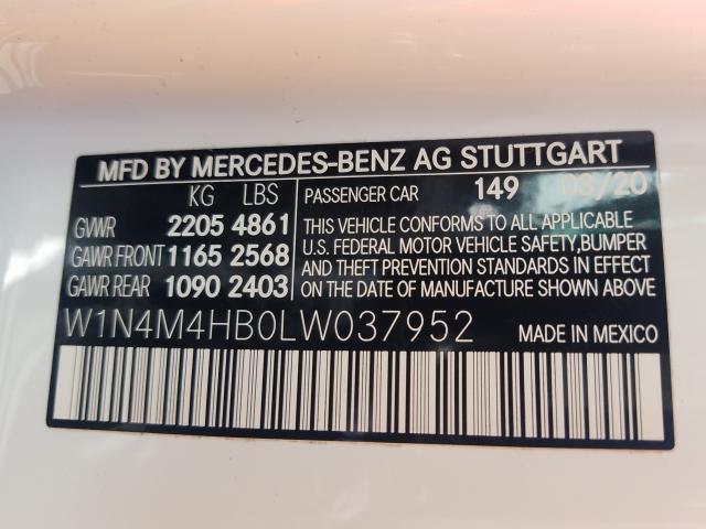 Photo 9 VIN: W1N4M4HB0LW037952 - MERCEDES-BENZ GLB 250 4M 