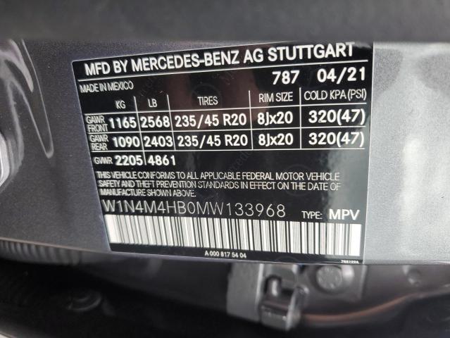 Photo 13 VIN: W1N4M4HB0MW133968 - MERCEDES-BENZ GLB-CLASS 