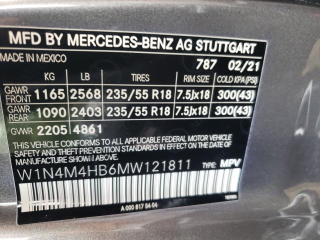 Photo 9 VIN: W1N4M4HB6MW121811 - MERCEDES-BENZ GLB 250 4M 