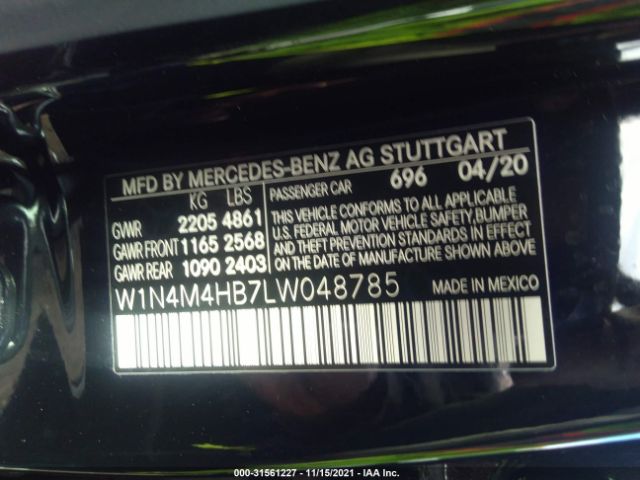 Photo 8 VIN: W1N4M4HB7LW048785 - MERCEDES-BENZ GLB 