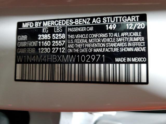 Photo 9 VIN: W1N4M4HBXMW102971 - MERCEDES-BENZ GLB 250 4M 