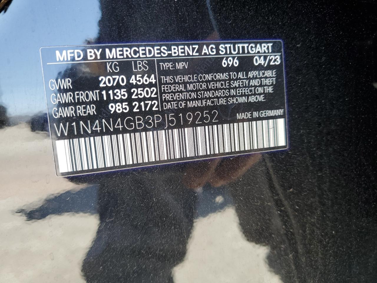 Photo 12 VIN: W1N4N4GB3PJ519252 - MERCEDES-BENZ GLA-KLASSE 