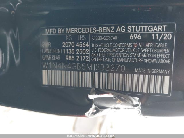 Photo 8 VIN: W1N4N4GB5MJ233270 - MERCEDES-BENZ GLA 250 