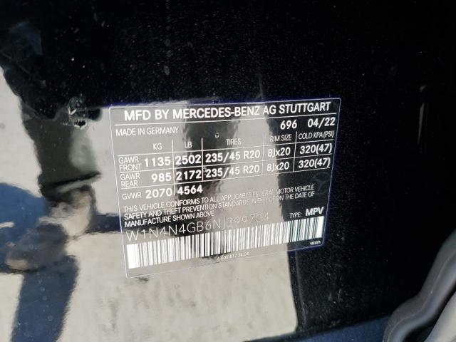 Photo 12 VIN: W1N4N4GB6NJ399704 - MERCEDES-BENZ GLA 250 