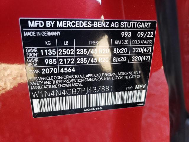 Photo 12 VIN: W1N4N4GB7PJ437881 - MERCEDES-BENZ GLA 250 