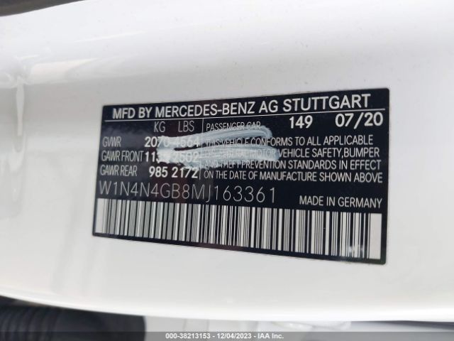 Photo 8 VIN: W1N4N4GB8MJ163361 - MERCEDES-BENZ GLA 250 