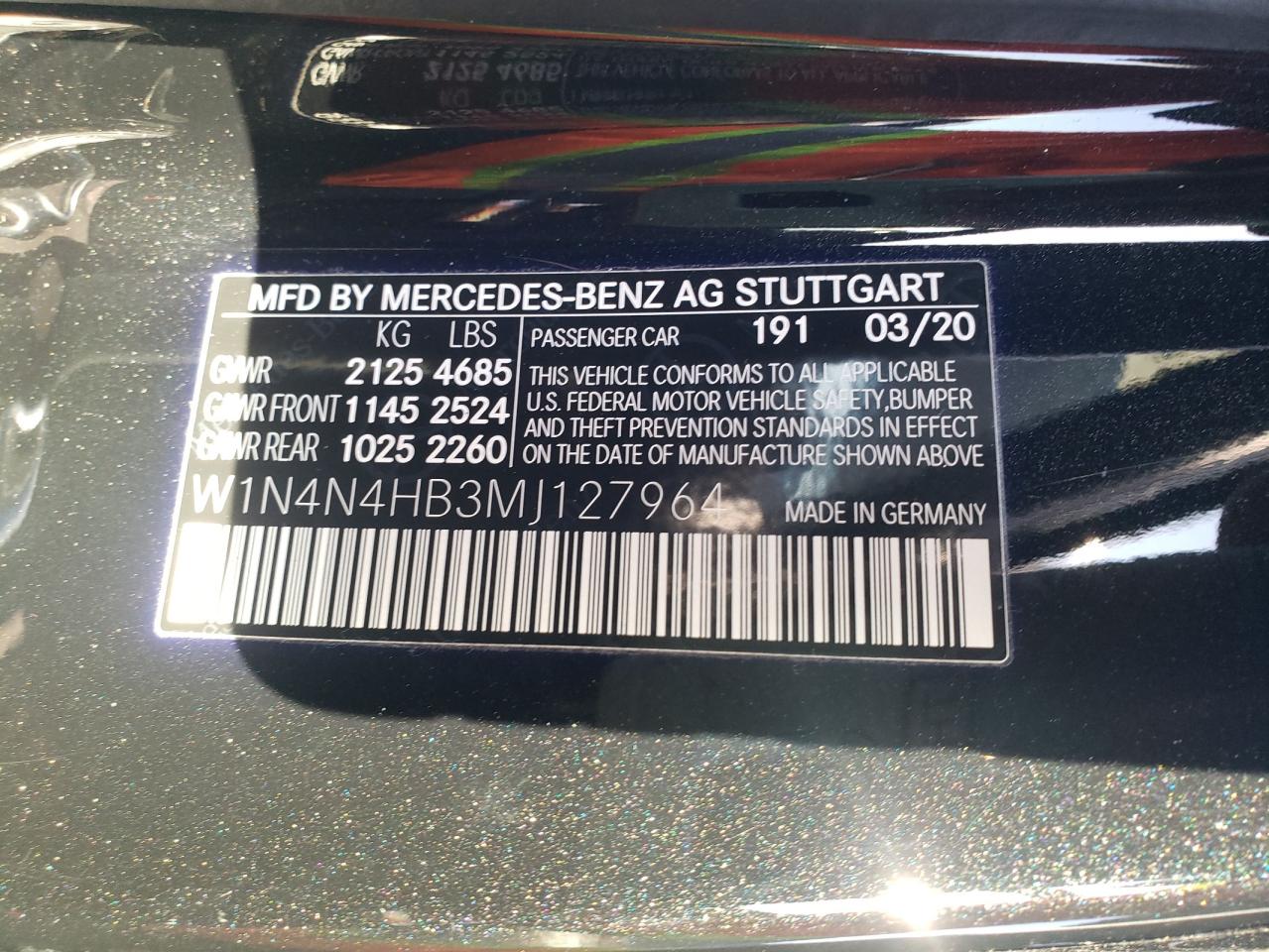 Photo 12 VIN: W1N4N4HB3MJ127964 - MERCEDES-BENZ GLA-KLASSE 