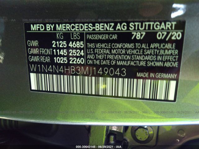 Photo 8 VIN: W1N4N4HB3MJ149043 - MERCEDES-BENZ GLA 