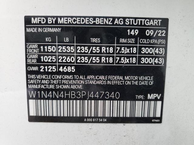 Photo 12 VIN: W1N4N4HB3PJ447340 - MERCEDES-BENZ GLA-CLASS 