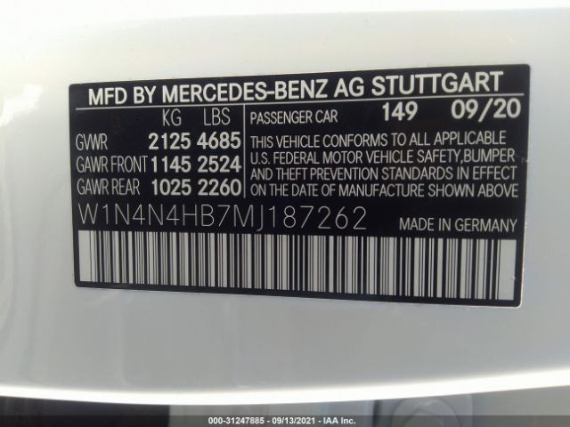 Photo 8 VIN: W1N4N4HB7MJ187262 - MERCEDES-BENZ GLA 