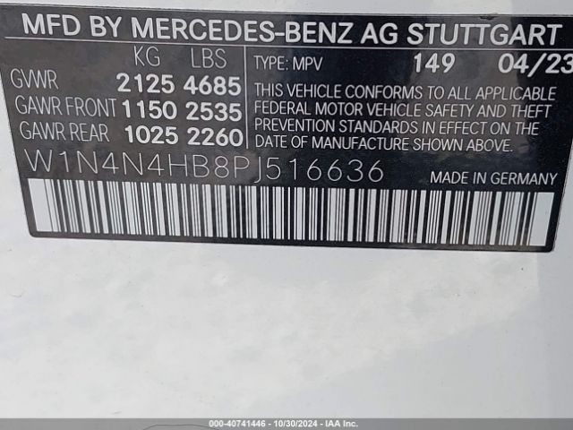 Photo 8 VIN: W1N4N4HB8PJ516636 - MERCEDES-BENZ GLA-CLASS 