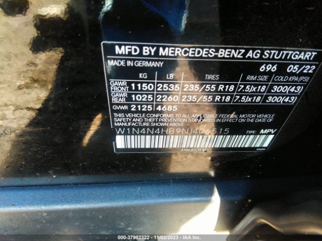 Photo 8 VIN: W1N4N4HB9NJ406515 - MERCEDES-BENZ GLA 250 