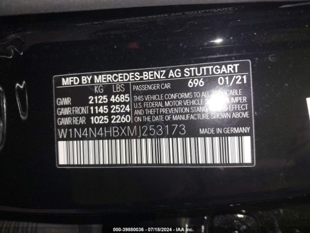 Photo 8 VIN: W1N4N4HBXMJ253173 - MERCEDES-BENZ GLA 250 