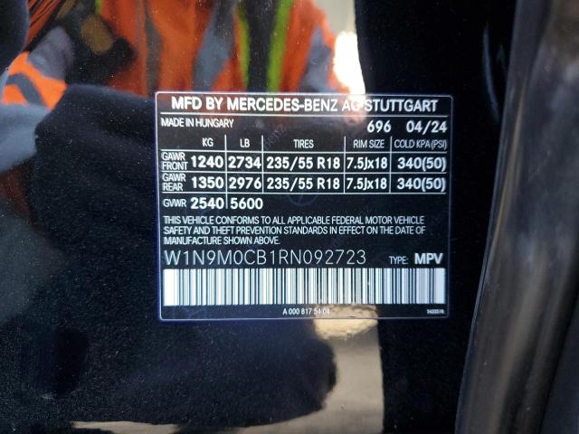 Photo 12 VIN: W1N9M0CB1RN092723 - MERCEDES-BENZ EQB 250+ 