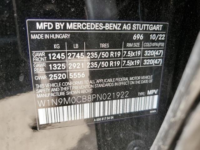 Photo 12 VIN: W1N9M0CB8PN021922 - MERCEDES-BENZ EQB 250+ 