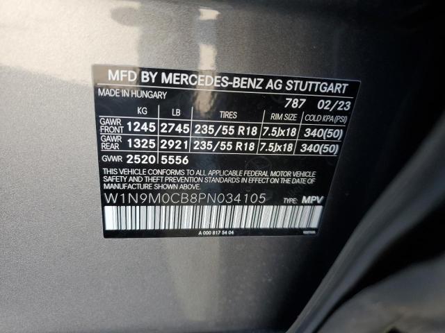 Photo 12 VIN: W1N9M0CB8PN034105 - MERCEDES-BENZ EQB 250+ 