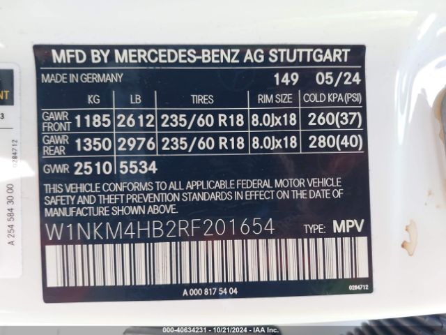 Photo 8 VIN: W1NKM4HB2RF201654 - MERCEDES-BENZ GLC-CLASS 