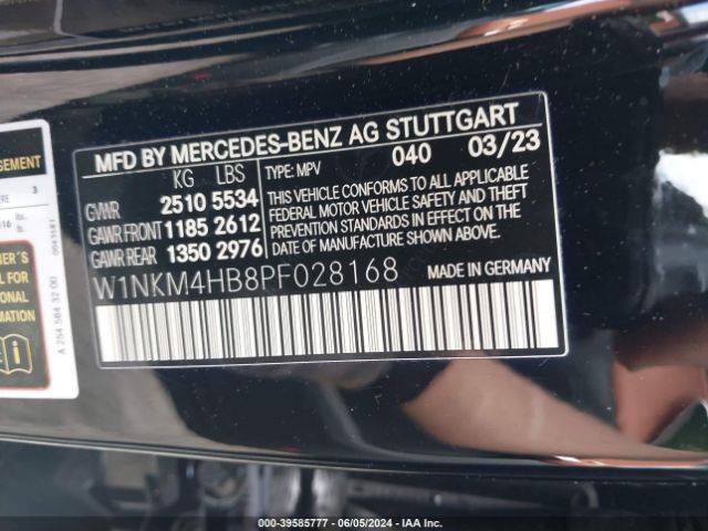 Photo 8 VIN: W1NKM4HB8PF028168 - MERCEDES-BENZ GLC-CLASS 