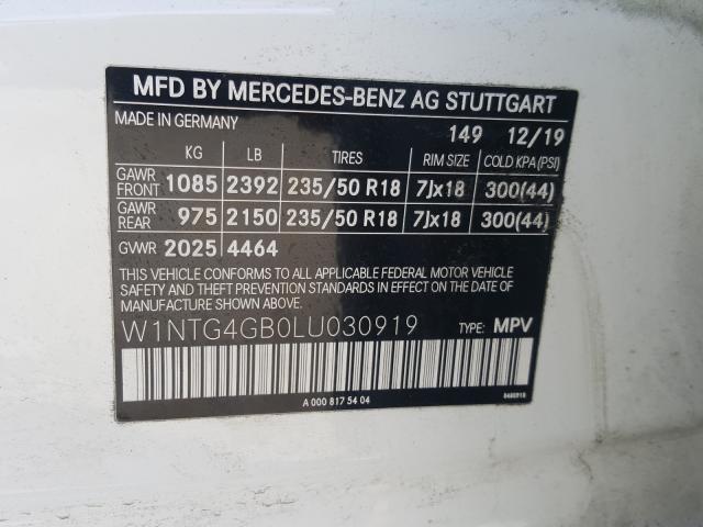 Photo 9 VIN: W1NTG4GB0LU030919 - MERCEDES-BENZ GLA 250 4M 