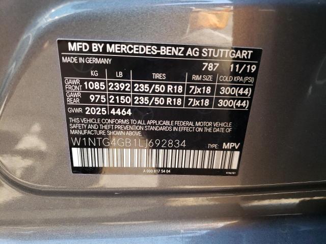 Photo 12 VIN: W1NTG4GB1LJ692834 - MERCEDES-BENZ GLA 250 4M 