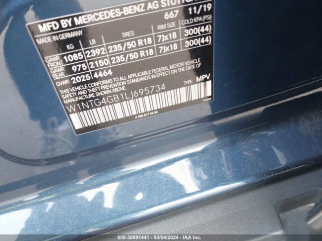 Photo 8 VIN: W1NTG4GB1LJ695734 - MERCEDES-BENZ GLA 250 