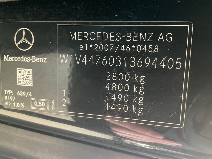 Photo 12 VIN: W1V44760313694405 - MERCEDES-BENZ VITO 