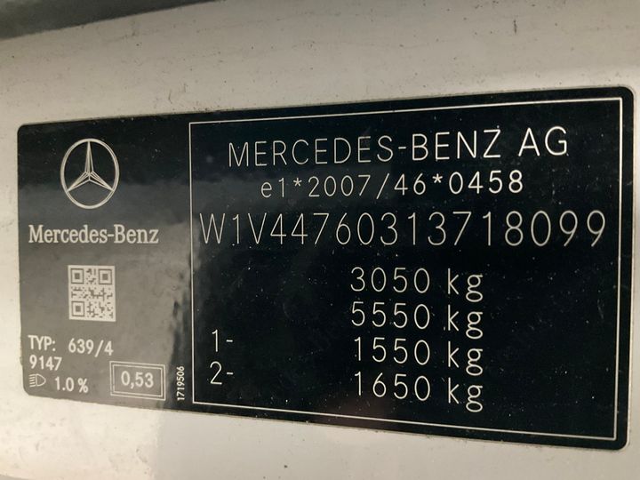 Photo 4 VIN: W1V44760313718099 - MERCEDES-BENZ VITO 