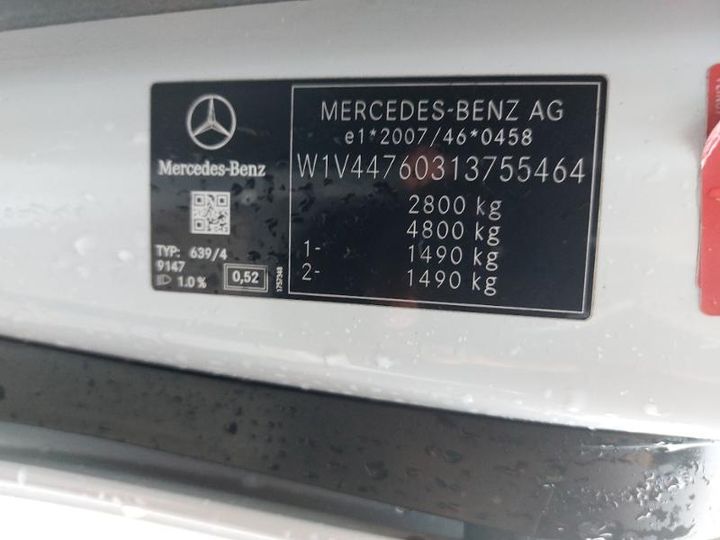 Photo 15 VIN: W1V44760313755464 - MERCEDES-BENZ VITO 