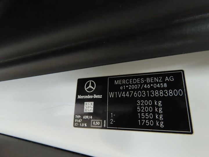 Photo 11 VIN: W1V44760313883800 - MERCEDES-BENZ VITO 