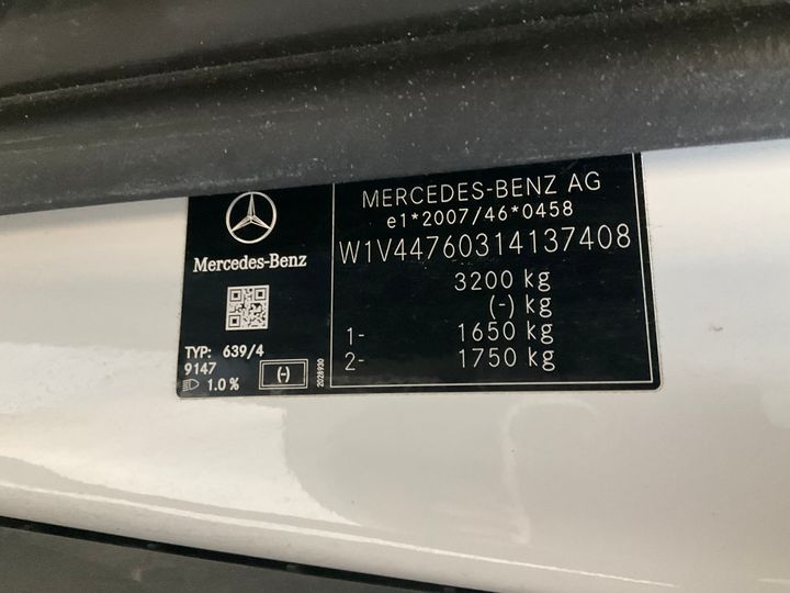 Photo 18 VIN: W1V44760314137408 - MERCEDES-BENZ VITO 