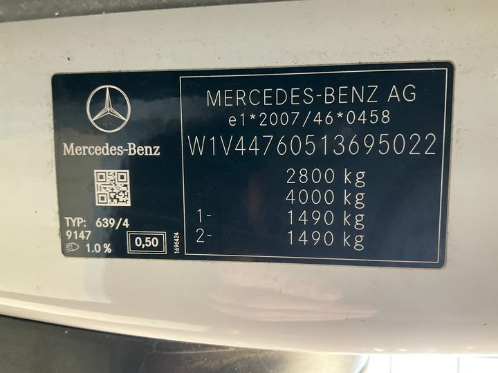 Photo 12 VIN: W1V44760513695022 - MERCEDES-BENZ VITO 