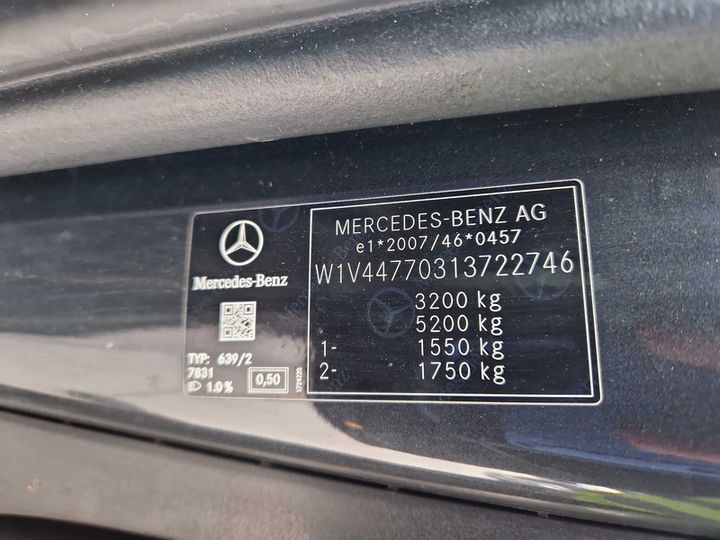 Photo 8 VIN: W1V44770313722746 - MERCEDES-BENZ VITO 