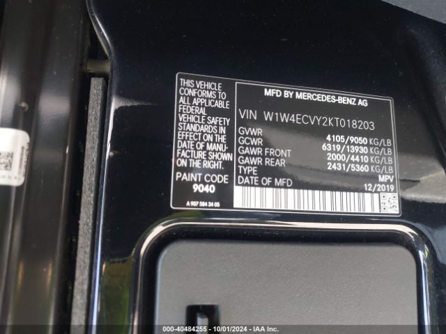 Photo 8 VIN: W1W4ECVY2KT018203 - MERCEDES-BENZ SPRINTER 