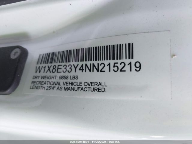 Photo 8 VIN: W1X8E33Y4NN215219 - MERCEDES-BENZ SPRINTER 