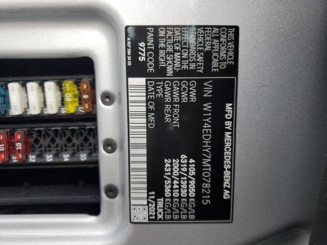 Photo 12 VIN: W1Y4EDHY7MT078215 - MERCEDES-BENZ SPRINTER 319 CDI 