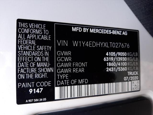 Photo 9 VIN: W1Y4EDHYXLT027676 - MERCEDES-BENZ SPRINTER 2 