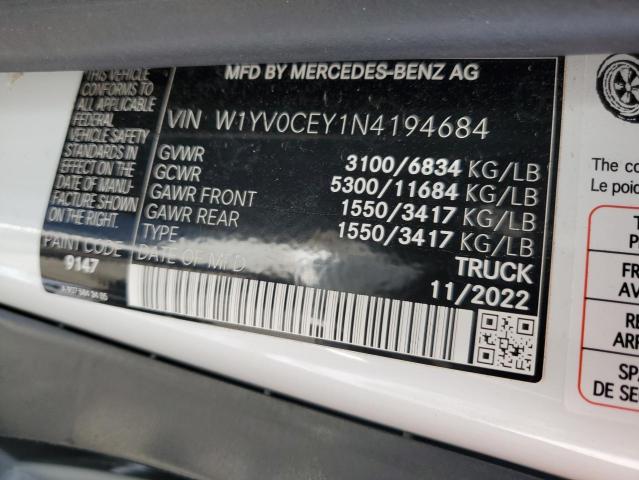 Photo 11 VIN: W1YV0CEY1N4194684 - MERCEDES-BENZ METRIS 