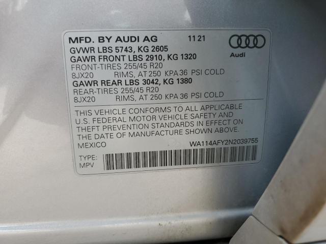 Photo 12 VIN: WA114AFY2N2039755 - AUDI SQ5 SPORTB 