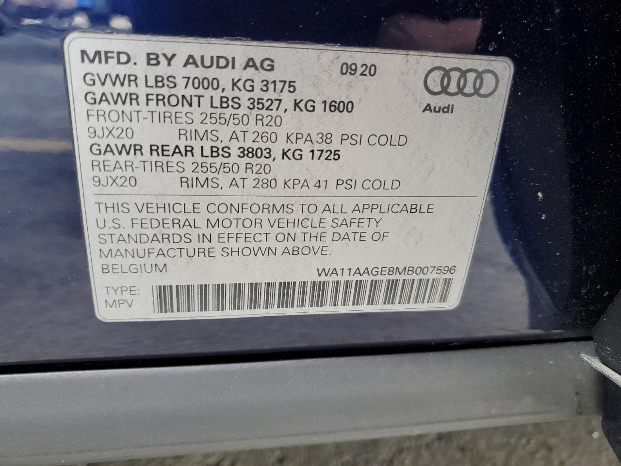 Photo 12 VIN: WA11AAGE8MB007596 - AUDI E-TRON 