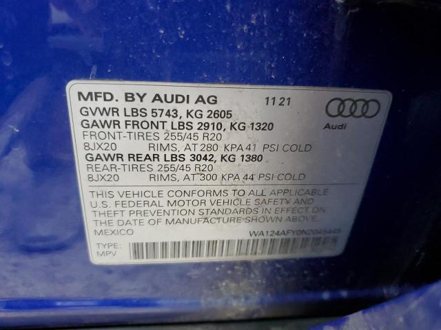 Photo 11 VIN: WA124AFY0N2045445 - AUDI SQ5 