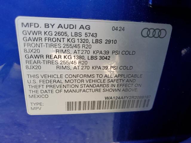 Photo 11 VIN: WA124AFY2R2088187 - AUDI SQ5 SPORTB 