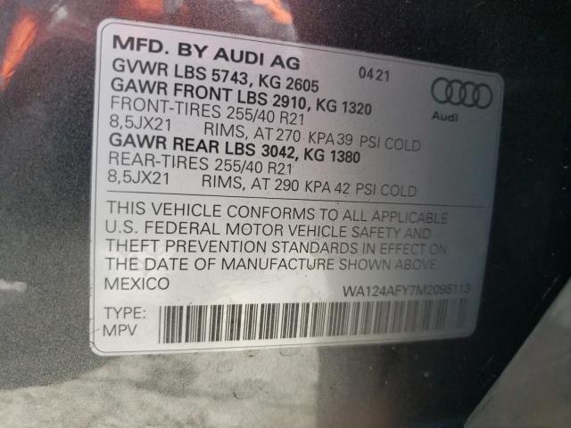 Photo 13 VIN: WA124AFY7M2095113 - AUDI SQ5 SPORTB 